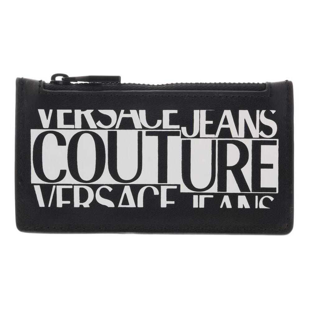 Versace Jeans Couture Black/White Zippered Cardholder